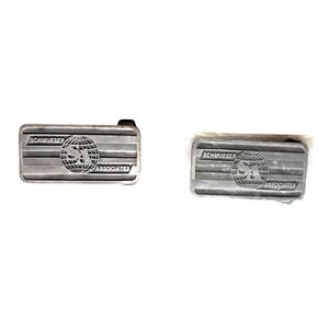 2 Vtg Schmueser Assoc Belt Buckles NOS Gas Oil Oilfield Mining Energy Colorado